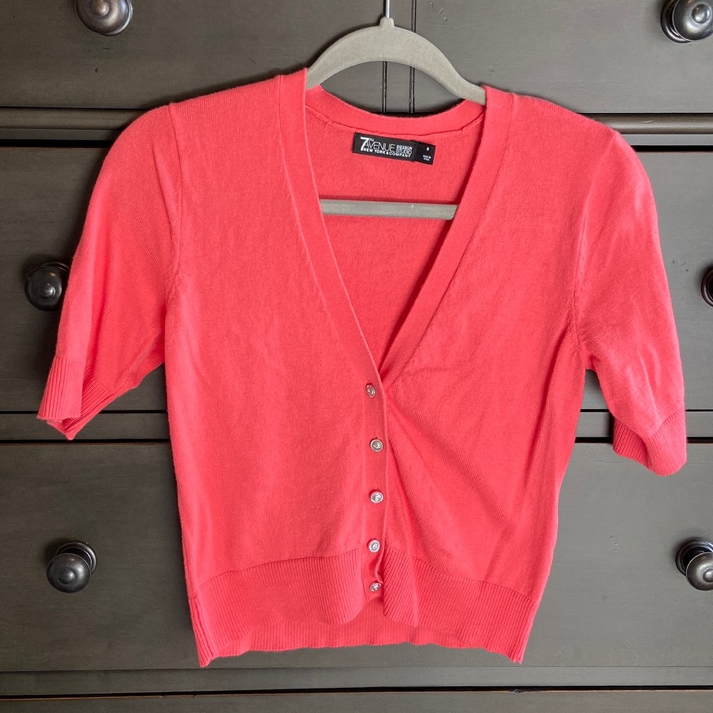 Coral New York & Company Cardigan